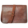 Vintage Leather Messenger Bag 11" x 15" x 3.5"