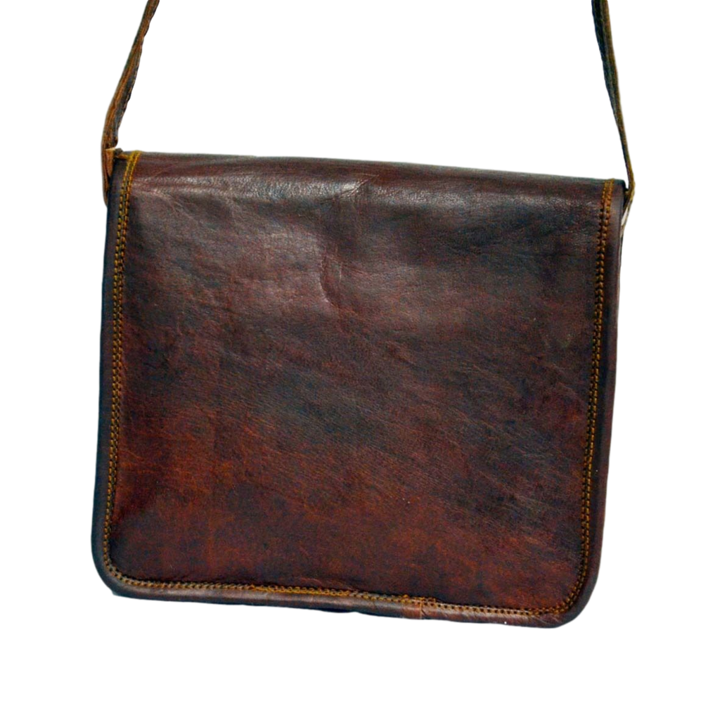 Vintage Leather Messenger B...