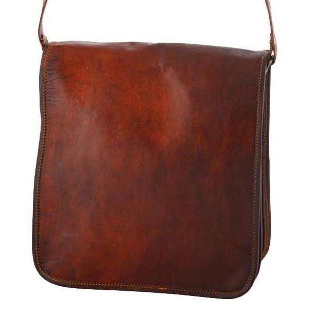 Vintage Leather Messenger B...