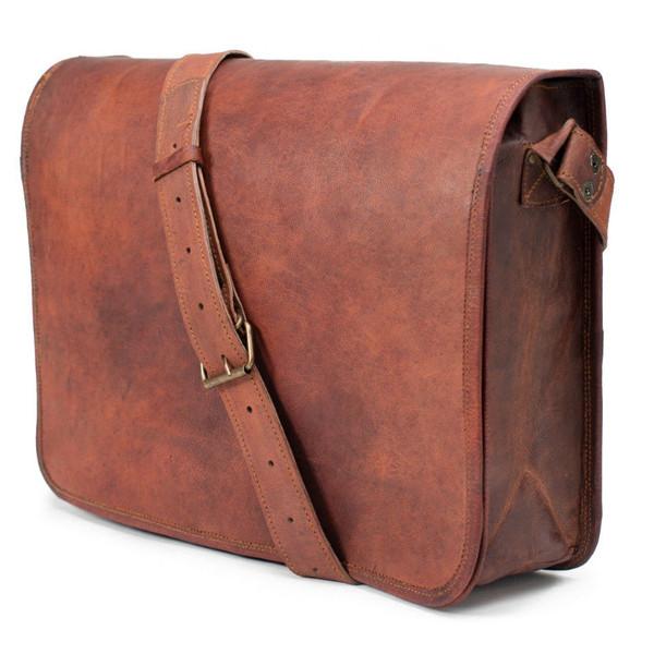 Vintage Leather Messenger B...