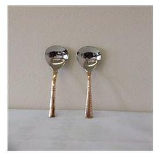 Copper / Stainless Steel Pan (Oval) Serving Spoon