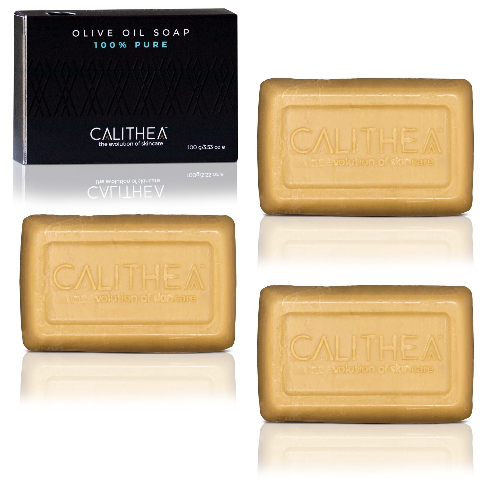 All Natural 100% Pure Olive Oil Soap | 3-Pack