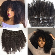 Kinky Curl Clips Hair Exten...