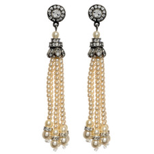 Ben-Amun - Pearl Tassel Earrings