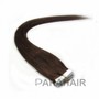 18" Dark Brown (#2) 20pcs Tape In Remy Human Hair Extensions