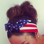 American Flag Dolly Bow Hea...