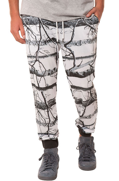 The Real Tree Printed Camo Jogger Pants in White