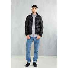 Faux Leather Moto Jacket