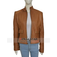 Scarlett Johansson Set Of Avengers Leather Jacket