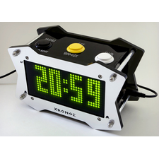 Xronos Arduino Talking Alarm Clock with Arcade Buttons
