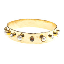 Alma Vieja medium bangle with pearls