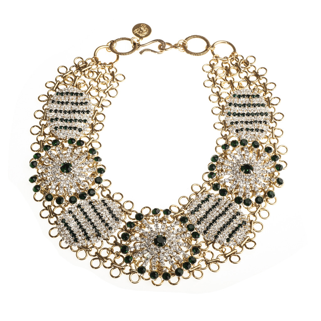Anisa Green Necklace by Mad...