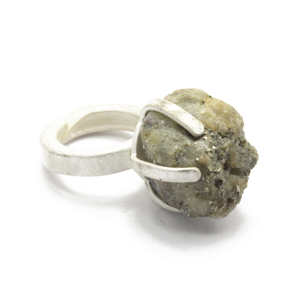 Big Rough Pyrite ring by Ro...