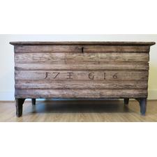 18th Century Boarded Pine Chest