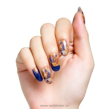 2016 New arrival Tintark Nailsticker nss10 Retro triangle