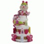 Smiley Caterpillar Girl Diapercake
