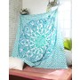 Cotton Printed Green Mandala Tapestry