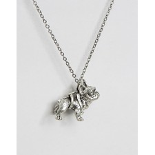 Reclaimed Vintage French Bulldog Necklace