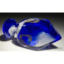 Caithness Glass (2000) “Dreidel” Jewish spinning top paperweight, by Helen MacDonald, from the Judaica Collection. by Caithness  Glass Inc