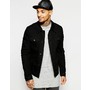 ASOS Denim Jacket in Skinny Fit in Black