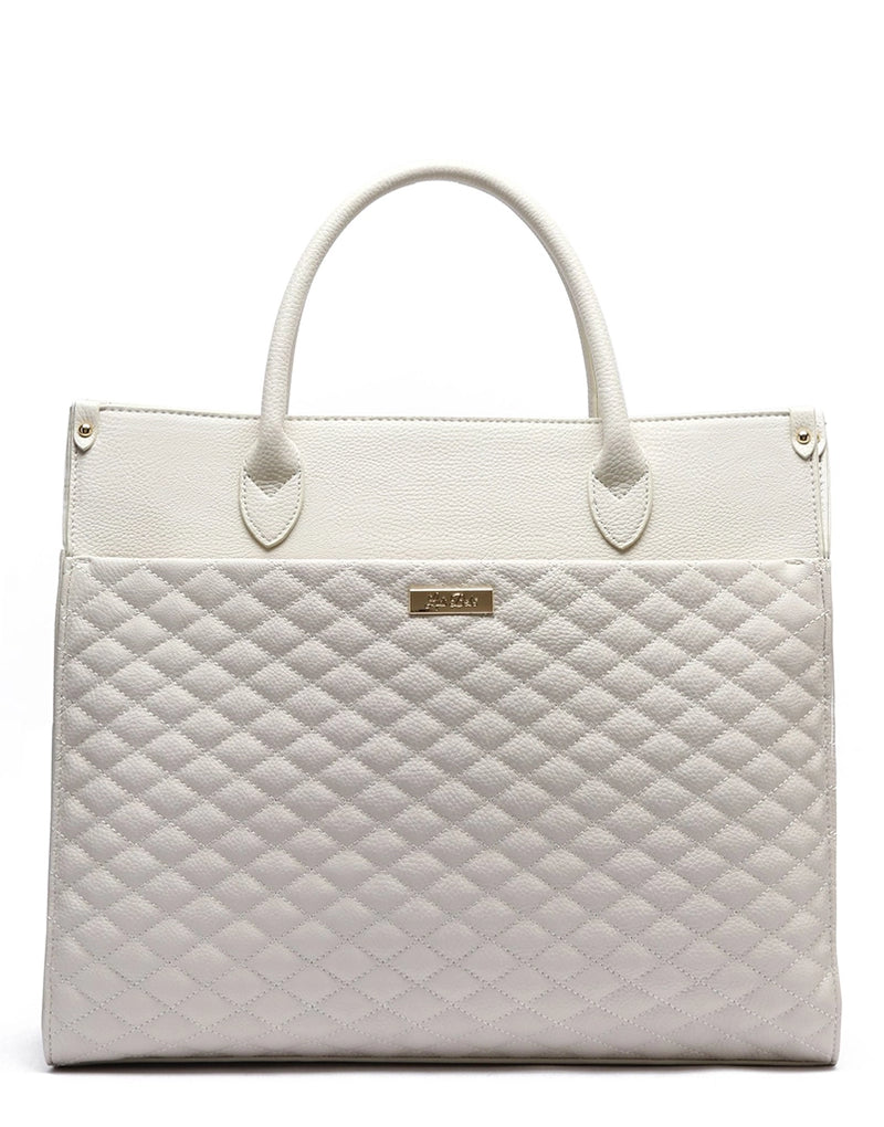 Monaco Tote Bag | Pearl White