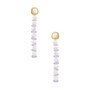 Lizzie Fortunato Wisteria Column Earrings in White | REVOLVE