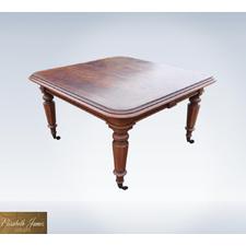 Original Antique Post Regency 10ft Mahogany Extending Dining Table