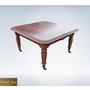 Original Antique Post Regency 10ft Mahogany Extending Dining Table