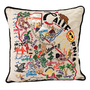 HAND EMBROIDERED STATE PILLOWS | new york pillow, texas | UncommonGoods