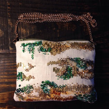 Embellished, Beaded Cross Body Bag