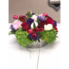 Wild Mix in a Cylinder Vase