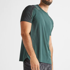 Men’s teal biodegradable t-shirt