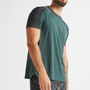 Men’s teal biodegradable t-shirt