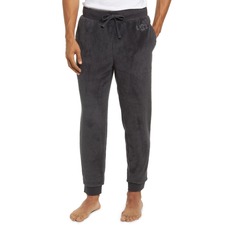 UGG® Lionel Fleece Jogger Pajama Pants, Main, color, INK BLACK