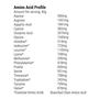 Organic Plant Protein Powder (with Cacao) Amino Acid Profile