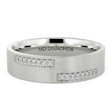 Men's Pave Set Diamond Wedding Band