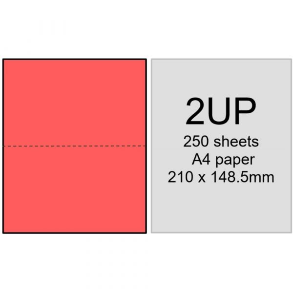 2UP Perforated shelf talker