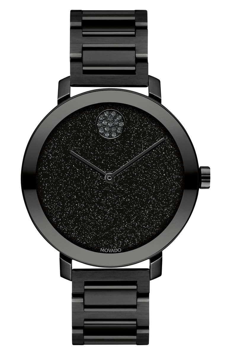 MOVADO Bold Evolution Bracelet Watch, 34mm, Main, color, BLACK