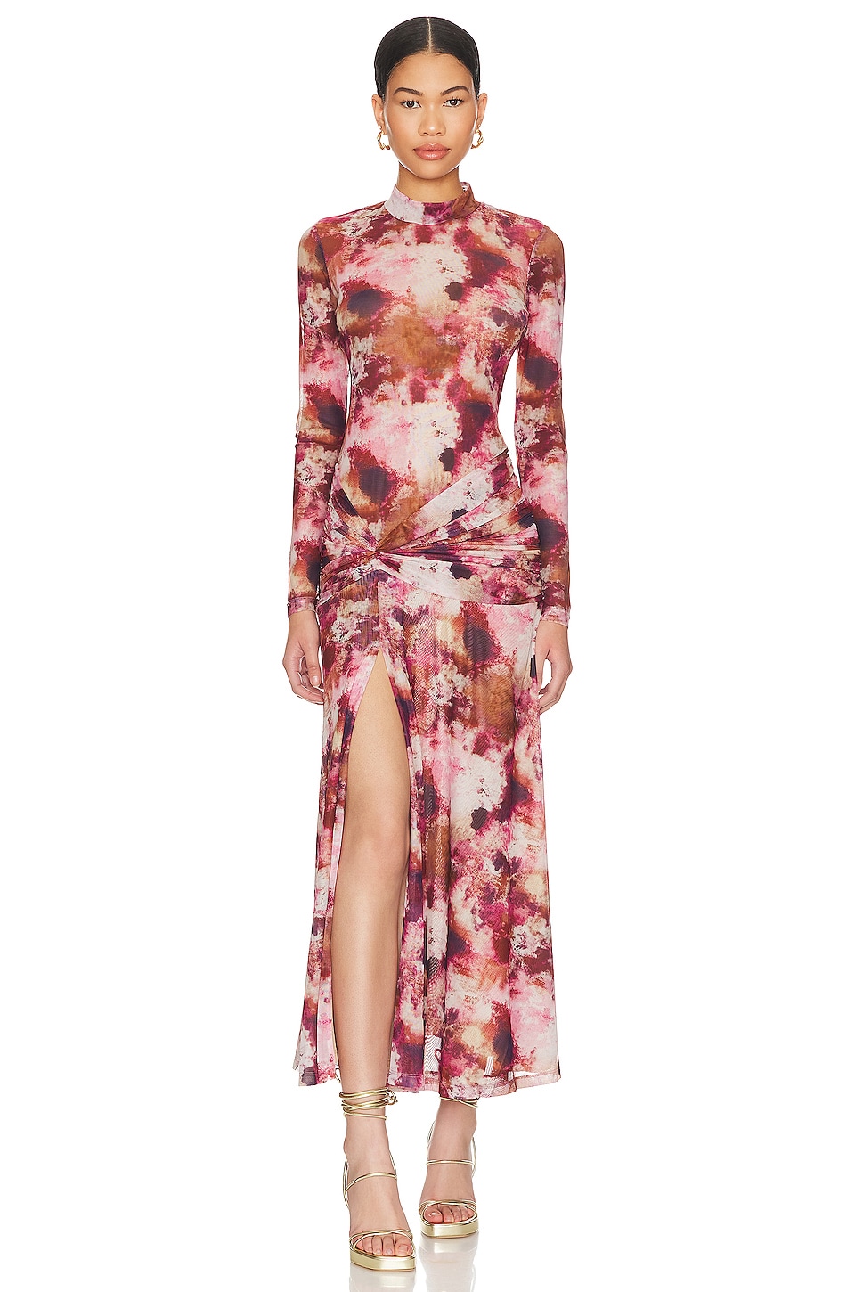 Bardot Lea Mesh Dress in Tie Dye | REVOLVE