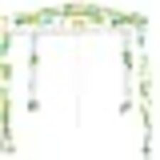 Bamboo Bungalow Swinging Safari Beach Cabana with Matching Detachable Side-Wall, Two Metre UPF 50+ Canopy, Storage Pockets, Air Vent, and Sturdy Design