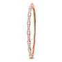 An 18k Rose Gold Diamond Bangle