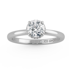 Round Halo Engagement Rings