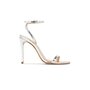 Schutz Joenn Sandal in Prata | REVOLVE