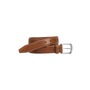JOHNSTON &amp; MURPHY Topstitch Leather Belt, Main, color, TAN