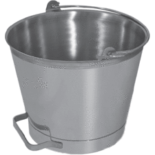 3 Gallon Stainless Steel Pail with Handle