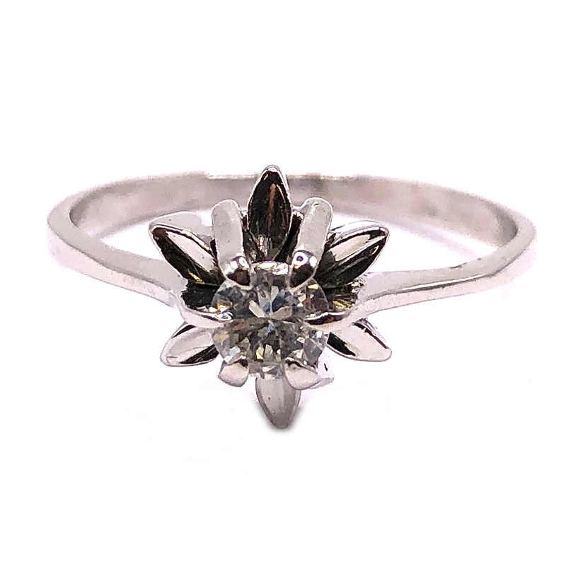 Estate Solitiare Diamond Ri...