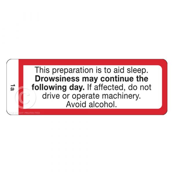 PSA Label No.1a -1000 Labels