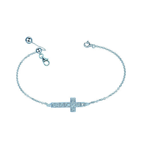 Buy Diamond Cross Bracelet