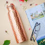 Hammered Copper Bottle | 1 Litre