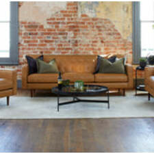 Chiswick Leather 3 Seater Sofa